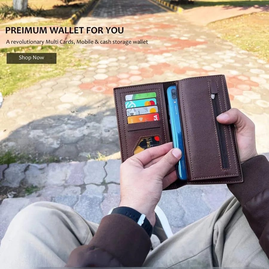 Premium Men’s Long Wallet